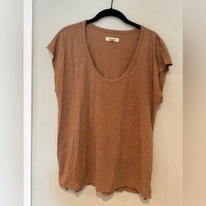 Madewell Caramel Short Sleeve Tee